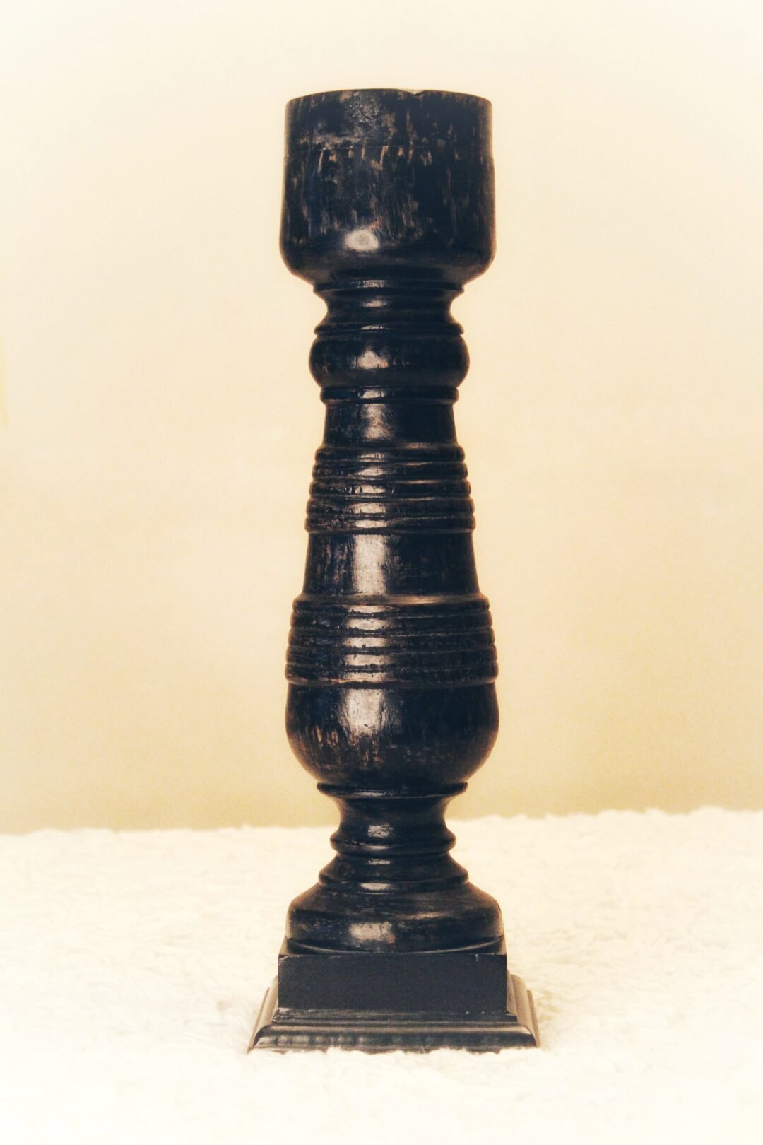 1000931317 Handcrafted Wooden Candle Stand