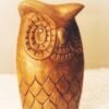 Hand Carved Wooden Owl
