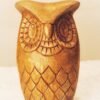 Hand Carved Wooden Owl