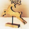 Handcrafted Wooden Reindeer
