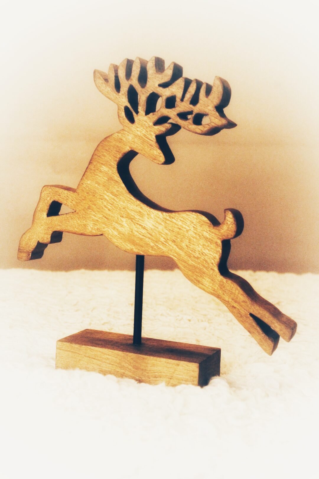 Handcrafted Wooden Reindeer