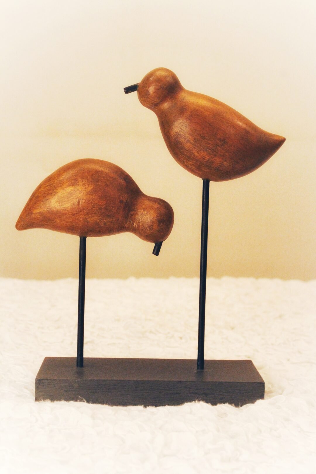 Minimalist Bird Sculpture Duo