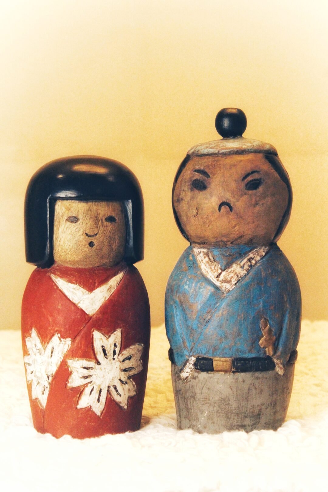 Little Keepers - Handcrafted Wooden Couple Figurines