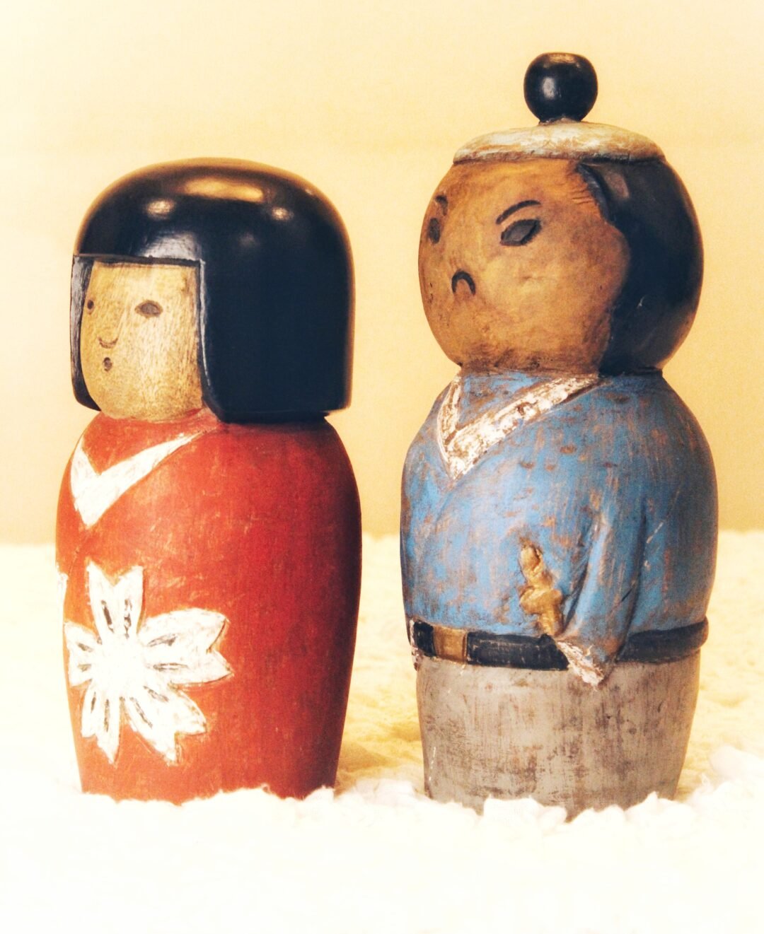 Little Keepers - Handcrafted Wooden Couple Figurines