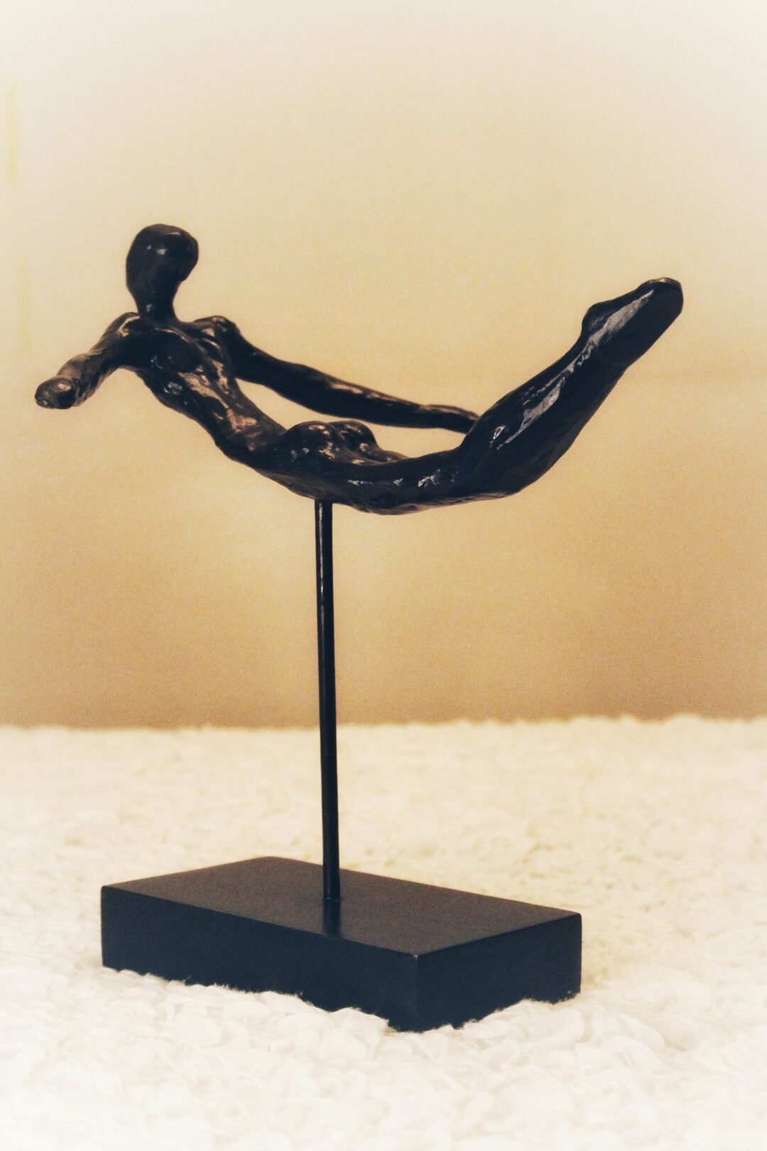 Grace In Motion - Abstract Wooden Sculpture