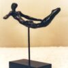 Grace In Motion - Abstract Wooden Sculpture