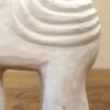 The Gentle Tusker Hand Carved White Elephant