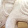 The Gentle Tusker Hand Carved White Elephant
