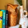 Hand Carved Wooden Owl