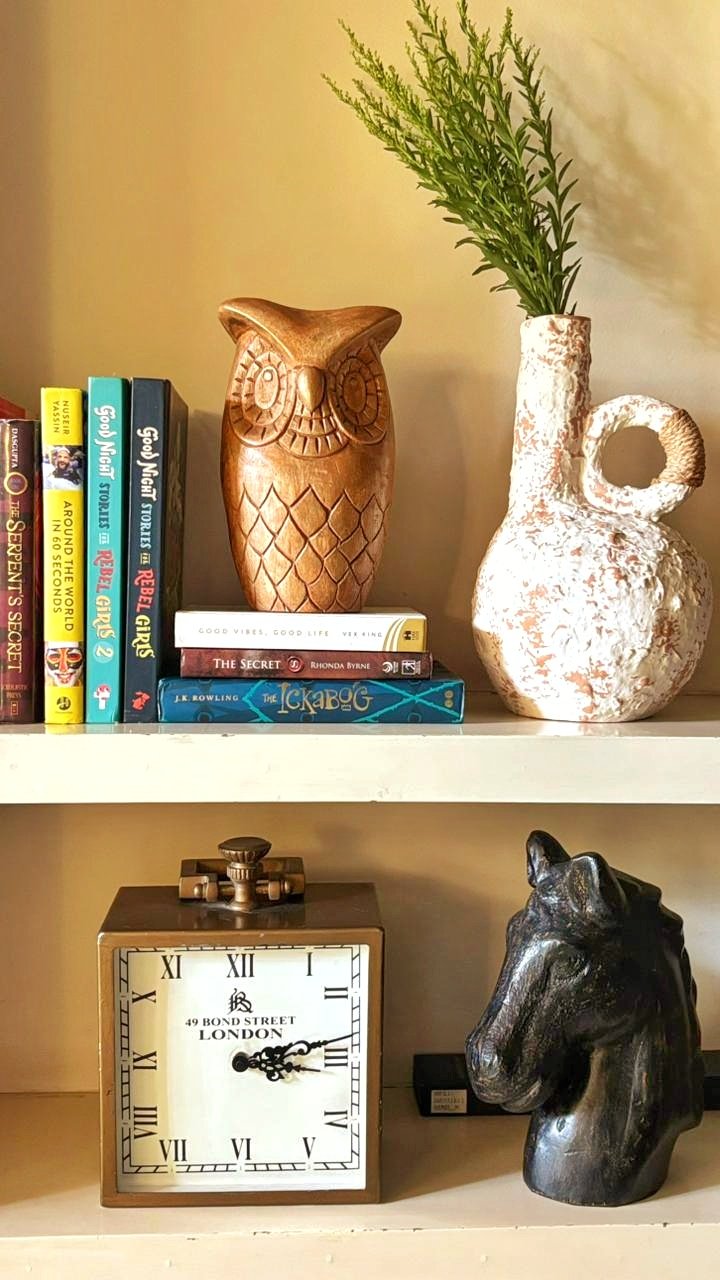 Hand Carved Wooden Owl