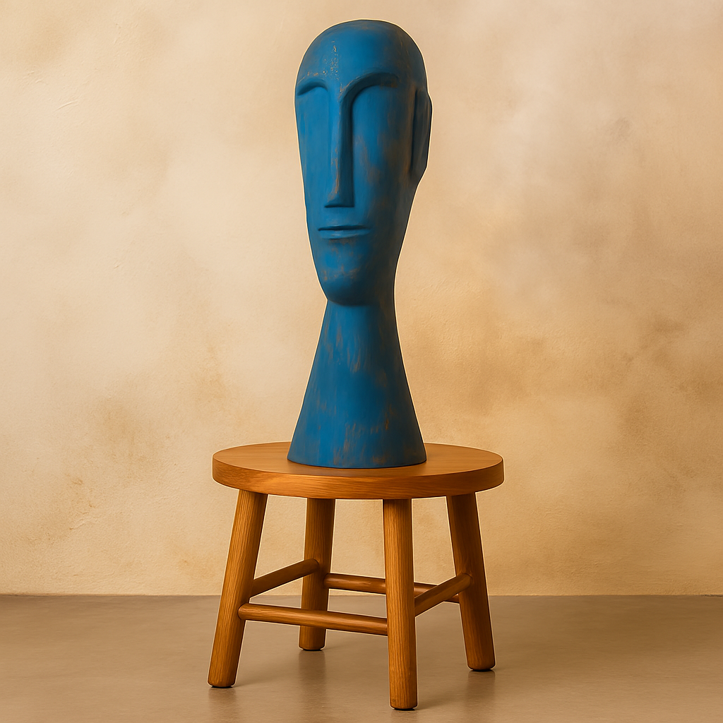 4 Oval Face Sculpture