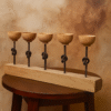 Hand-Forged & Rustic Knot Candelabra
