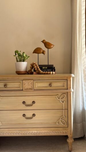 Minimalist Bird Sculpture Duo