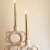 The Sandstone Tapered Candle Stand