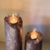 Textured Glow Candle Stands