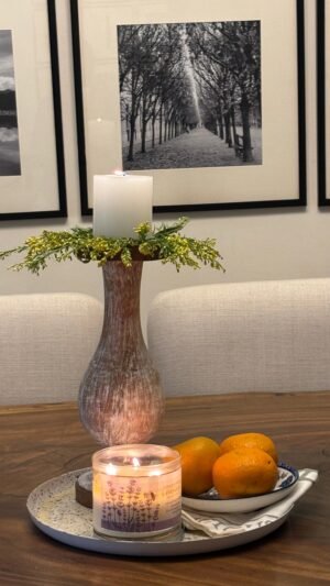 Distressed Candle Stand